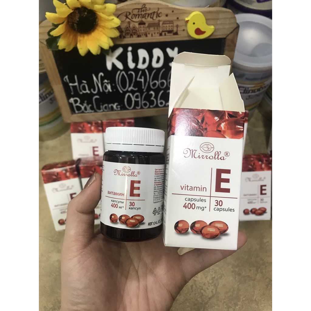 VITAMIN E ĐỎ _HÀNG CHUẨN NGA 100%