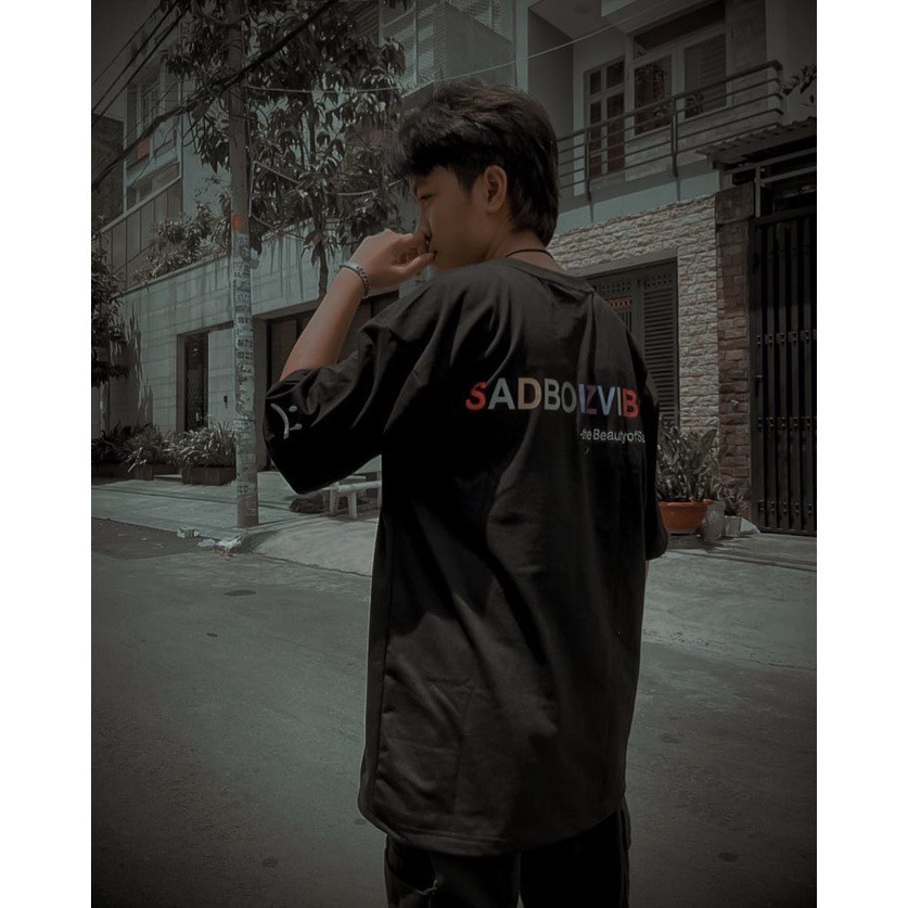 Áo thun nam nữ form rộng unisex, áo phông tay lỡ phong cách Sad boiz 7 màu phong cách đường phố Zadola fashion