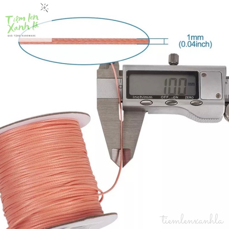 Dây sáp bóng Hàn Quốc làm vòng handmade/ DIY 1mm