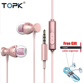 Tai Nghe Giắc 3.5mm Topk F18 Cho Iphone Android