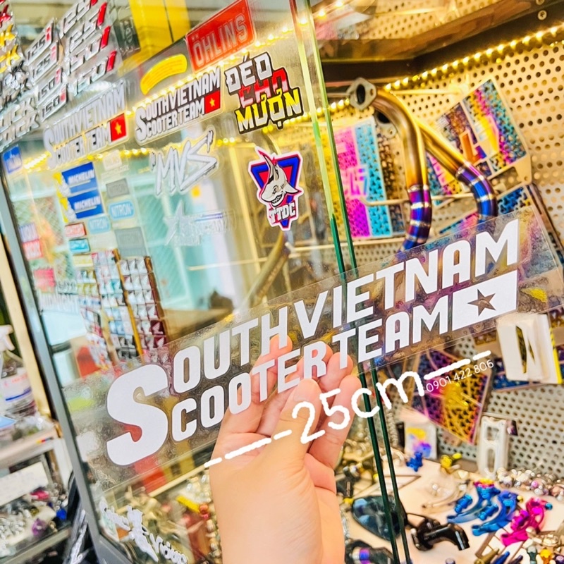 Tem Decal Phản Quang 3M 25cm 🇻🇳🇻🇳