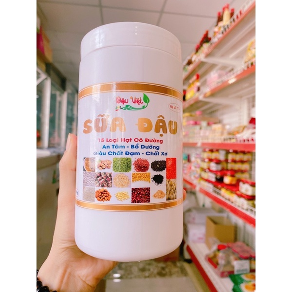 Sữa Đậu 15 Loại Hạt Cao Cấp Hộp 500gr (DATE MỚI)