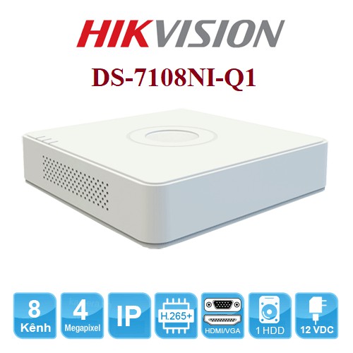 Đầu ghi hình camera IP 8 kênh HIKVISION DS-7108NI-Q1 - Hàng chính hãng