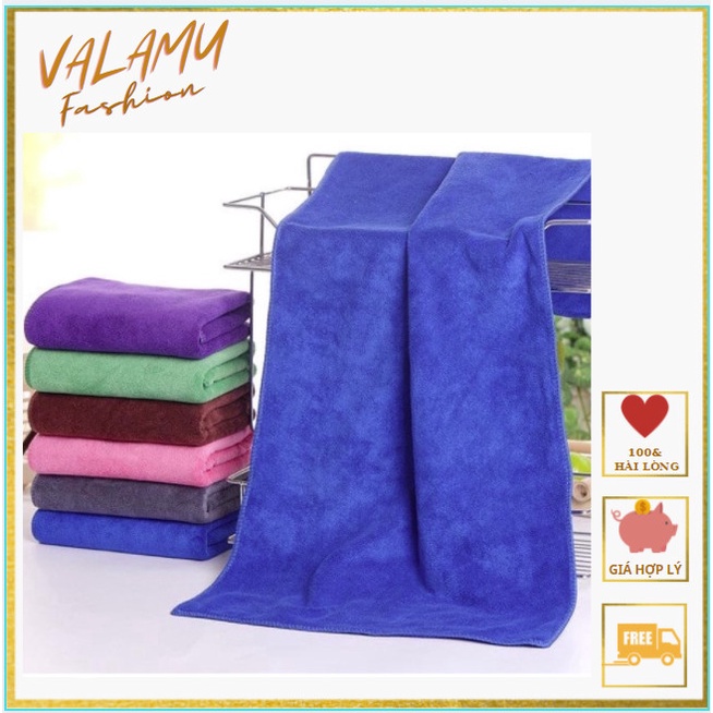 Khăn lau đa năng (DN2) Chất mềm dầy đẹp lau xe oto lau kính lau bàn lau tay gội đầu lau tóc spa 35 x 75 CM; SỈ LẺ