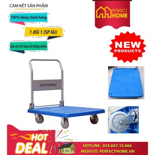 BÃO SALE {Hàng chính hãng} Xe đẩy hàng sàn nhựa FujiE ADVINDEQ PT-300