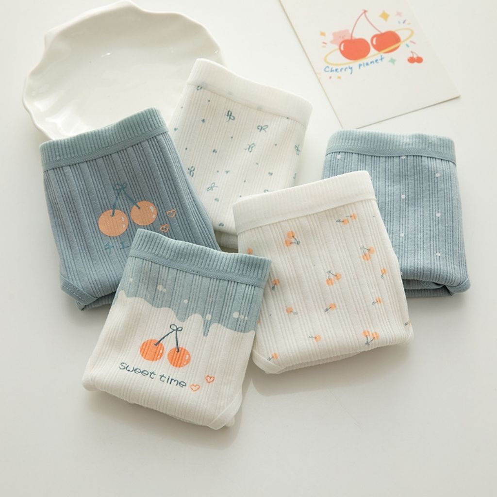 Quần lót nữ cotton kháng khuẩn khử mùi ôm dáng họa tiết cute dễ thương DOPICO L1798