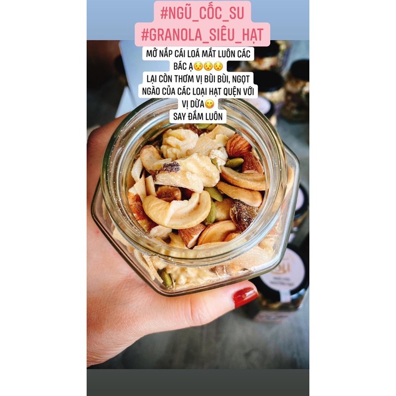 🌻 Ngũ Cốc Su 🌻 Ngũ Cốc Nguyên Hạt Cao Cấp Granola [Freeship]