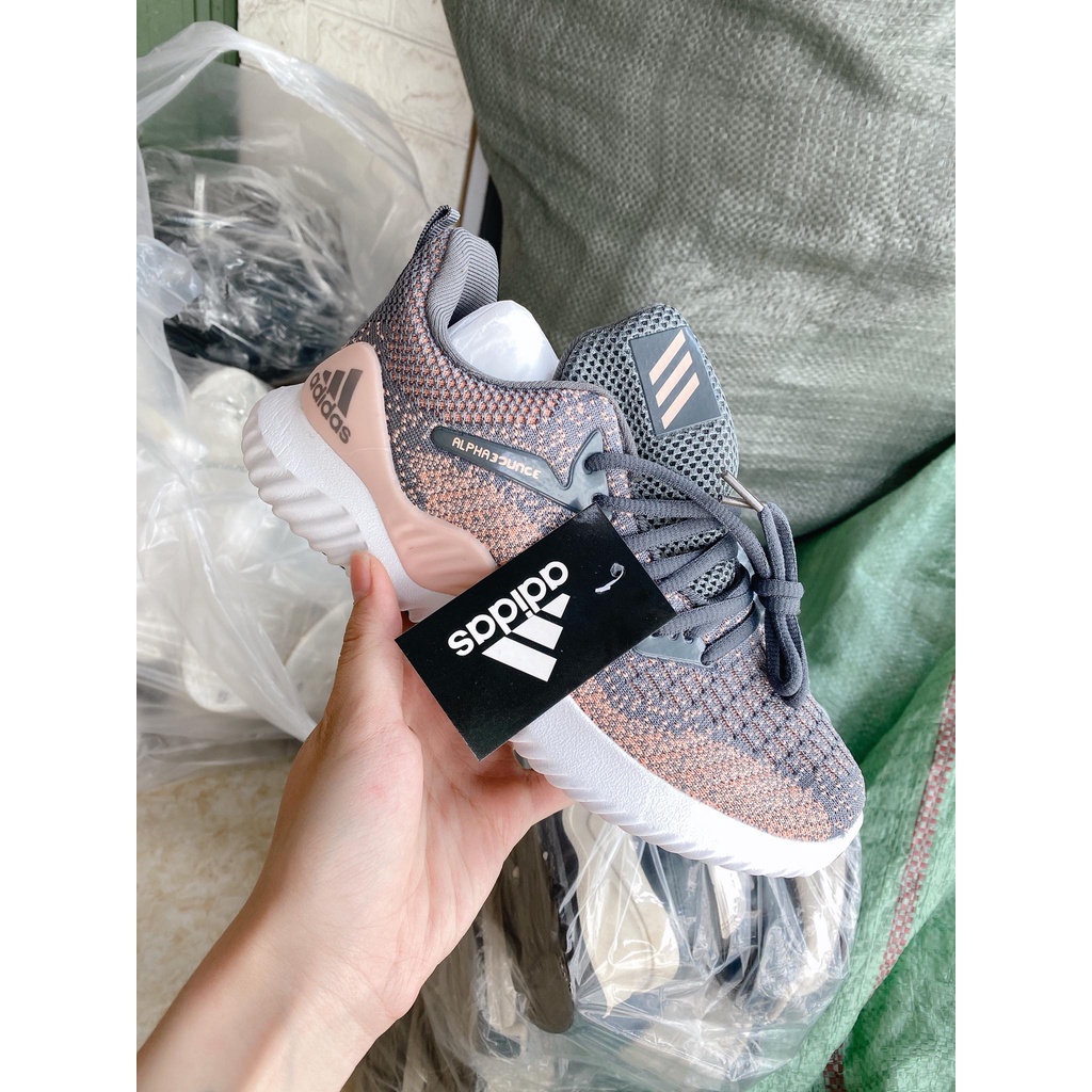 Giày sneaker thể thao alpha Hồng Xám