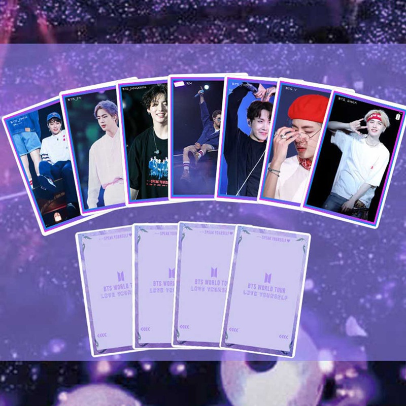 Hộp 54 thẻ ảnh lomo card nhóm nhạc Kpop Bts