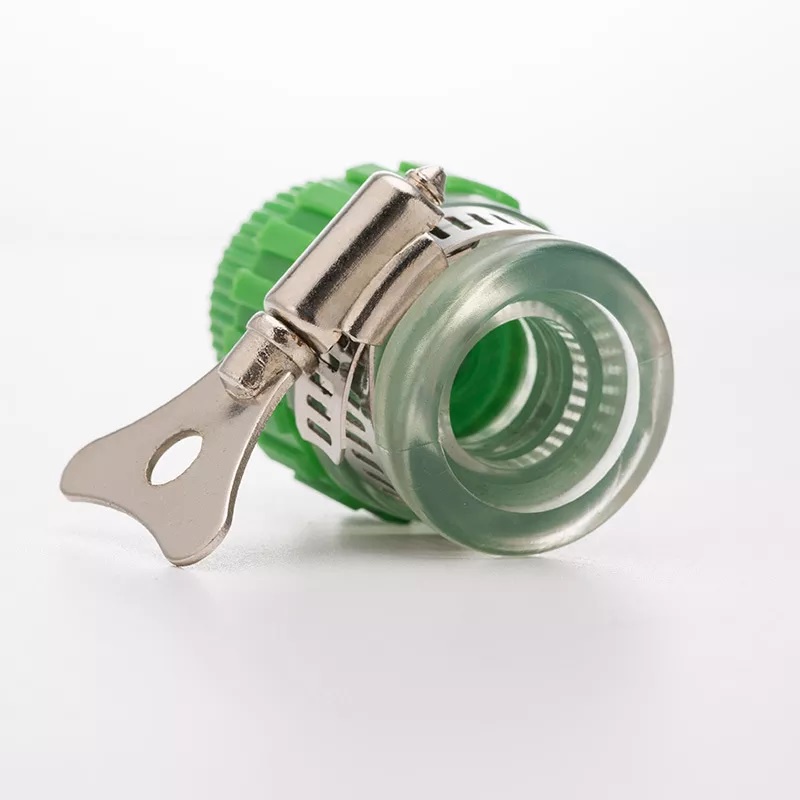 Bộ khớp nối nhanh dây hút 14mm - 16mm máy rửa xe vào vòi nước có đai xiết