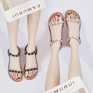 Free freight girl sandals net red shoes Korean versatile ins casual girl sandals women's shoes
