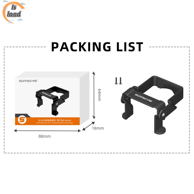 Kẹp Cố Định Pin Chống Lỏng Gập Lại Được Cho Dji Avata