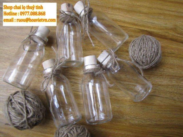 Lọ thủy tinh 100ml - Cực phẩm lọ đựng sản phẩm trang trí