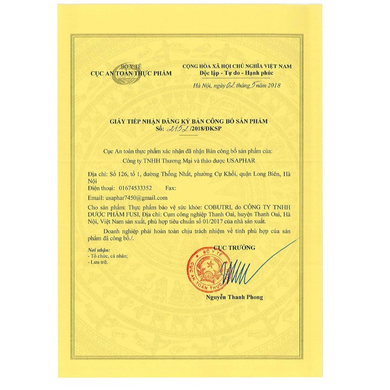 COBUTRI - Hỗ trợ trĩ, táo bón hộp 30 viên