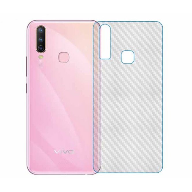 Set 5 Phim Dán Bảo Vệ Mặt Sau Chất Liệu Sợi Carbon Cho Vivo Y19 Y11 Y12 Y15 Y17 (2019) Y91C