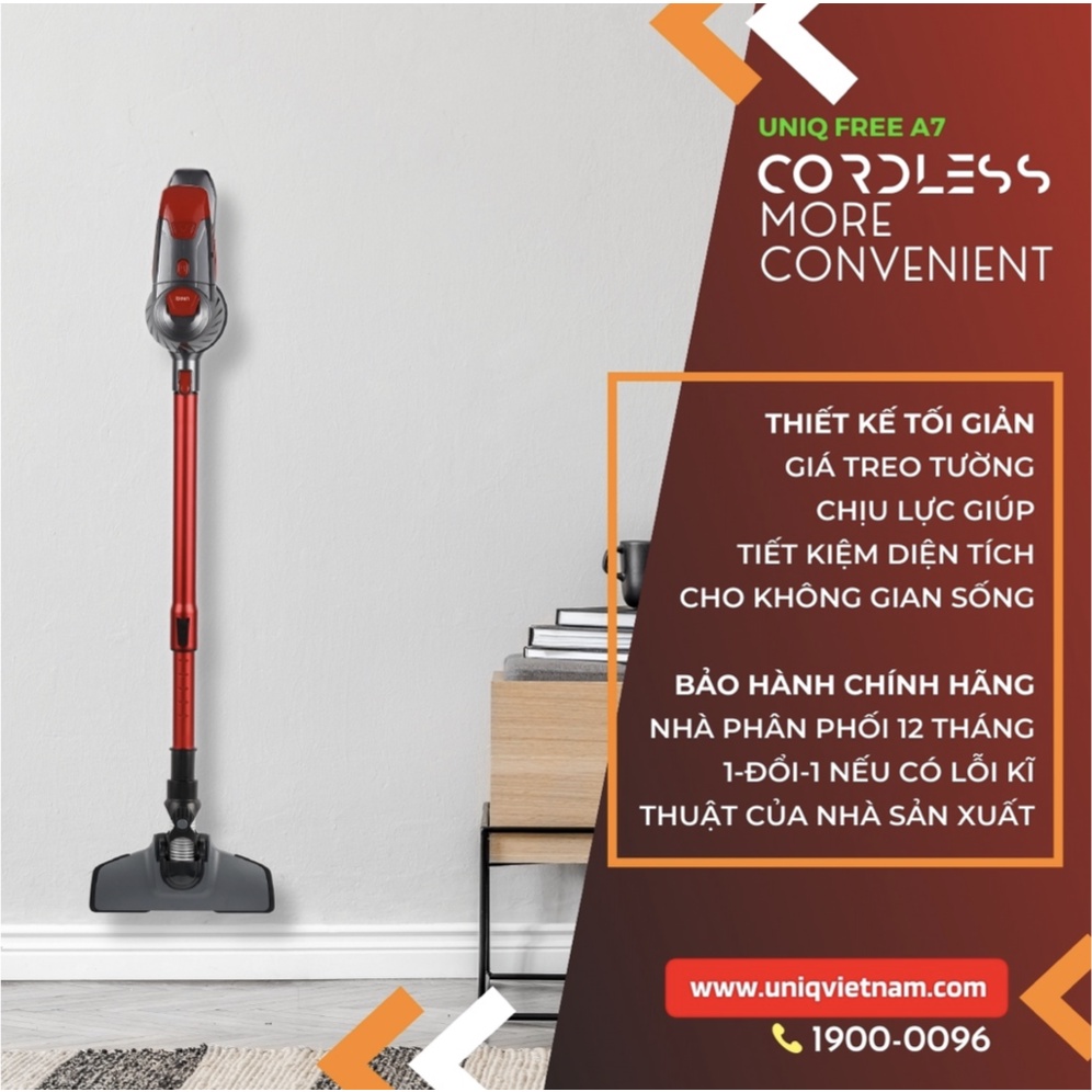 Đầu hút rèm cửa dành cho máy hút bụi cầm tay không dây gia đình UNIQ Free A7 mini nệm lông thú cưng