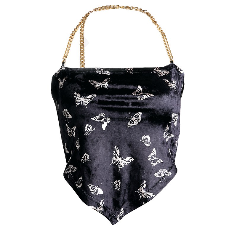 (Almostdie) Áo Butterfly Top
