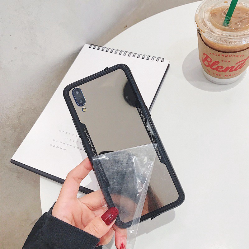 Ốp lưng tráng gương thời trang sang trọng cho Vivo Y17 V15 Y93 Y95 Y91 Y91i Y97 X21i Y83 Y81 Y85 V9 Z1 Z1i