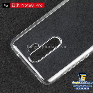 Ốp lưng dẻo trong Xiaomi Redmi Note 8 Pro, Redmi Note 8