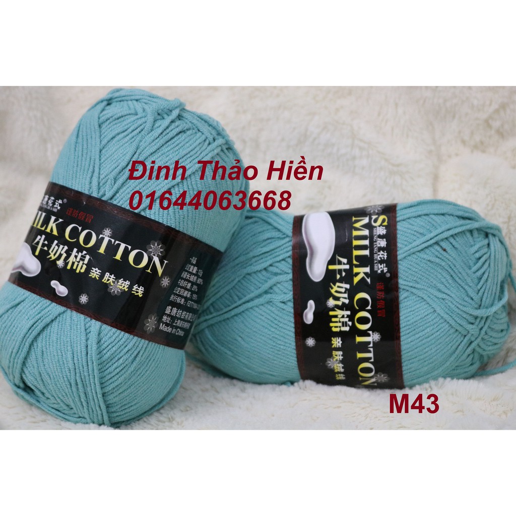 Len sợi milk cotton