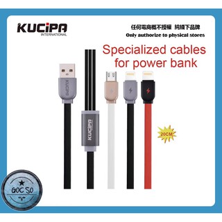 Cáp dây 20cm kucipa 3in1 2 đầu lighting + 1 micro