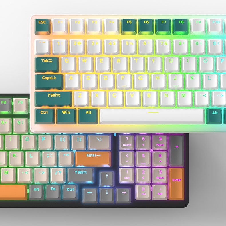 Bàn phím cơ rgb led K3 ZIYOU LANG Switch Blue 100 phím Bàn phím máy tính / 3C10