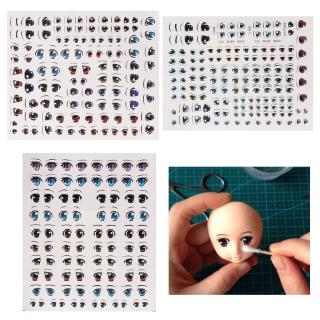 DU✨ Cute Cartoon Eyes Anime Figurine Dolls Eye Water Stickers For DIY Doll Accessories