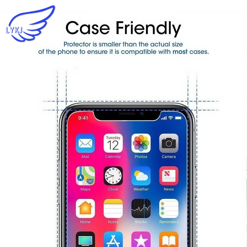 HD transparent high-quality mobile phone toughened film suitable for iPhone 11 12pro 13promax XS XR xsmax 7p 8p 13 mobile phone screen protector