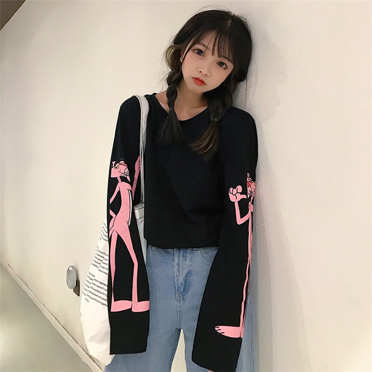 A44 Áo thu đông Pink Panther