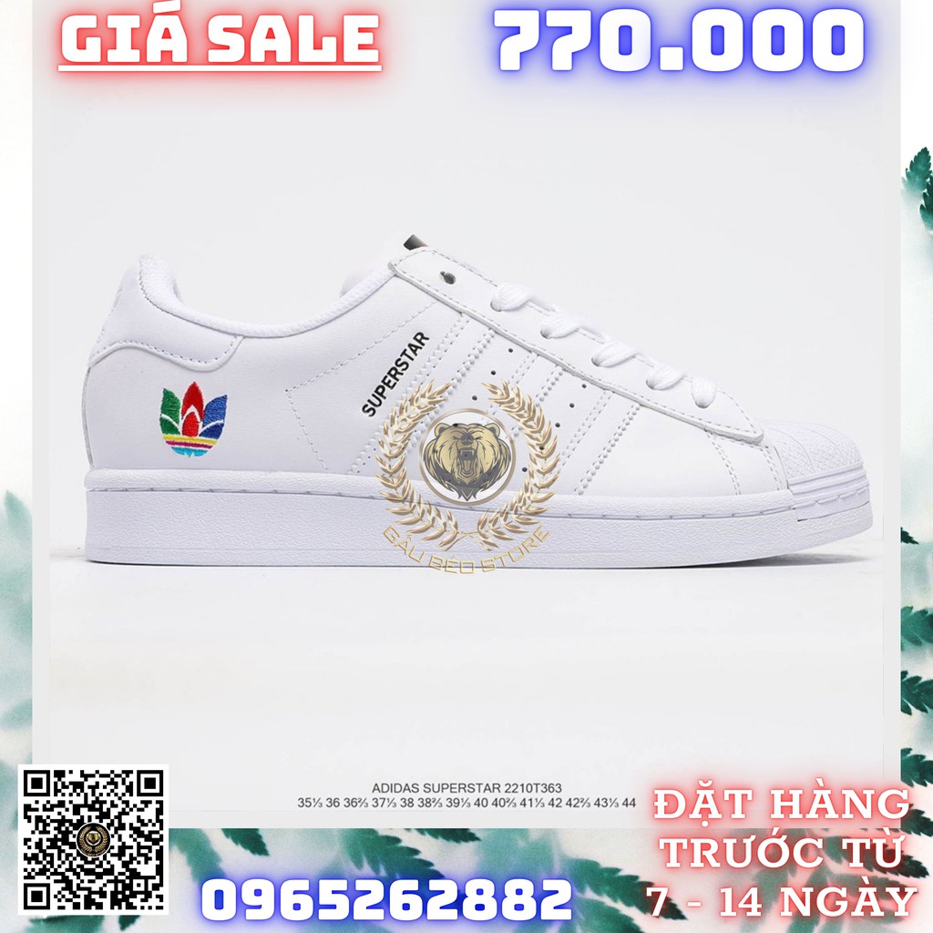 GIÀY SNEAKER MÃ SẢN PHẨM_adidas Originals Superstar NHIỀU MÀU PHONG CÁCH FULLBOX + FREESHIP