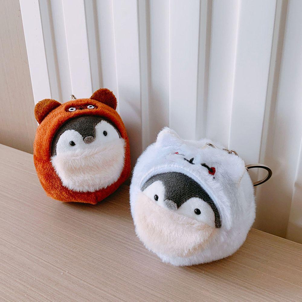 Móc Treo Chìa Khóa Hình Mèo Bông Bằng Kim Loại Dễ Thương