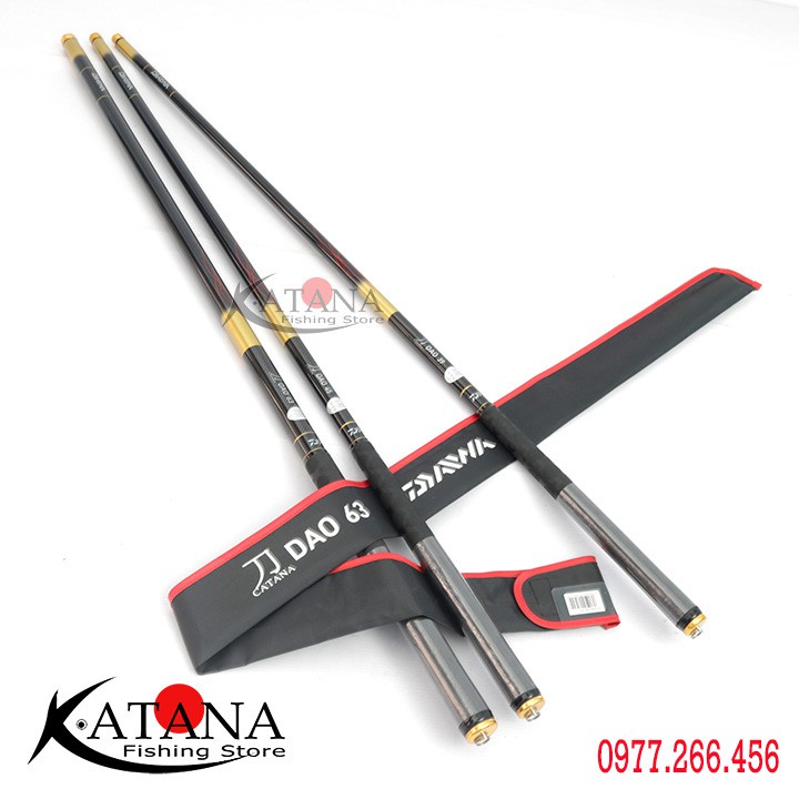 Cần tay Daiwa Catana Đao - 5H Siêu Nhẹ Siêu Khỏe 3m9/4m5/5m4/6m3