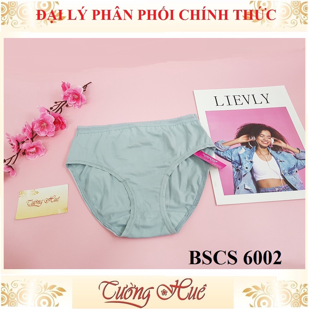 Quần lót nữ Bon Bon BSCS 6002 cotton trơn lưng cao.
