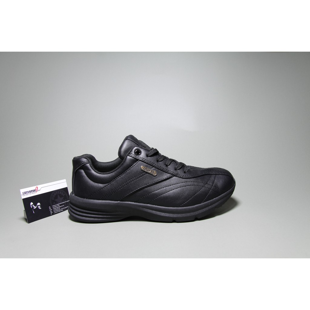 Giày ASICS chính hãng Rakuwalk thấp cổ da đen ATDD01