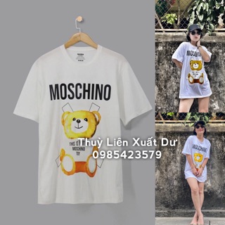 Áo phông dáng rộng gấu mos xuất hàn