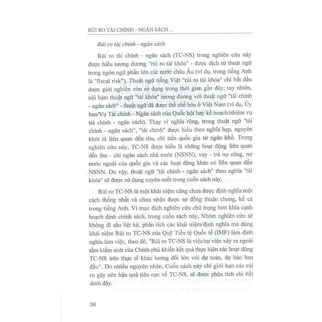 Sách - Rủi Ro Tài Chính - Ngân Sách: Lý Luận, Thực Tiễn Và Giải Pháp Chính Sách Cho Việt Nam