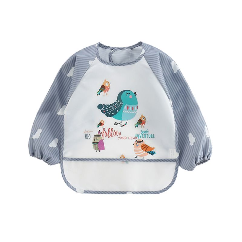 Yếm Ăn Polyester Thân Thiện Với Da Cho Bé Trai Và Bé Gái