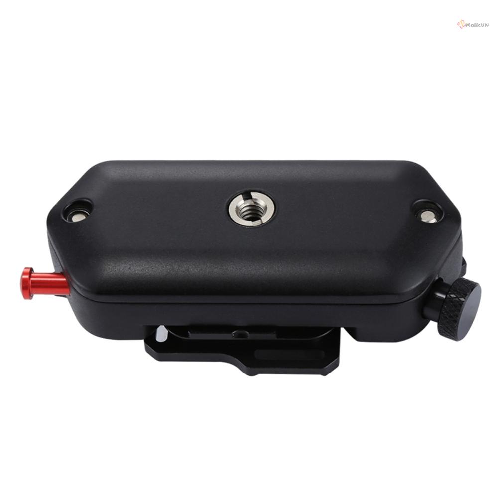 PULUZ Kẹp gắn máy ảnh kỹ thuật số bằng hợp kim nhôm với ốc vít 1/4 inch cho máy ảnh DSLR