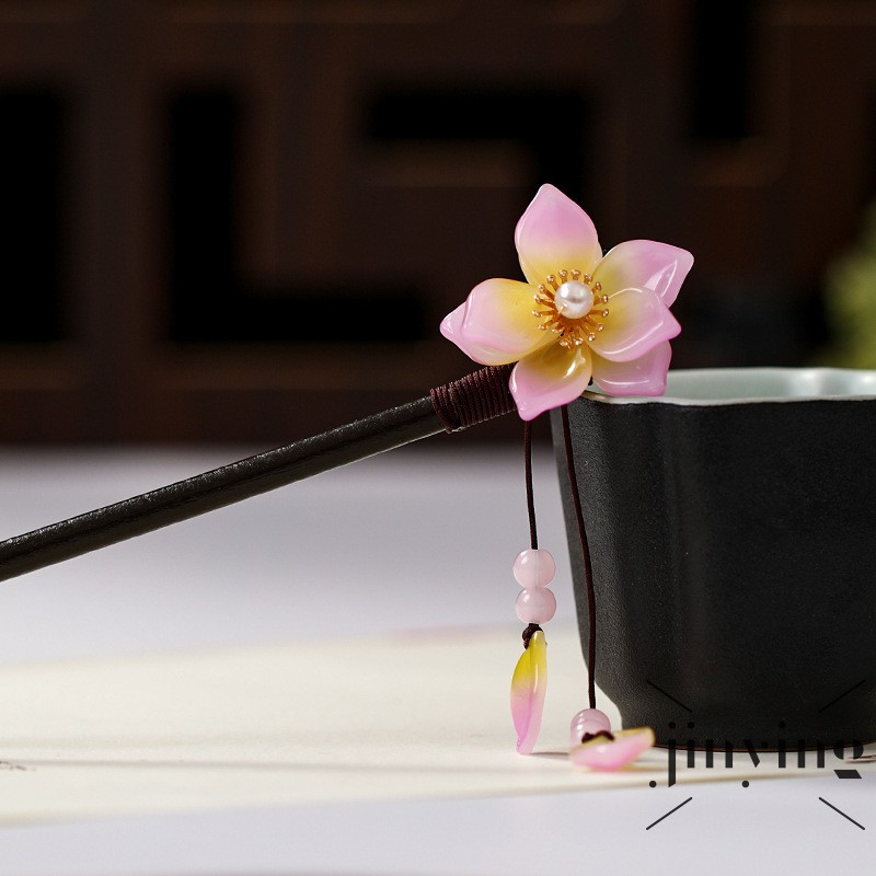 GETNOIVAS Trâm cài tóc hình bông hoa đơn giản tinh tế