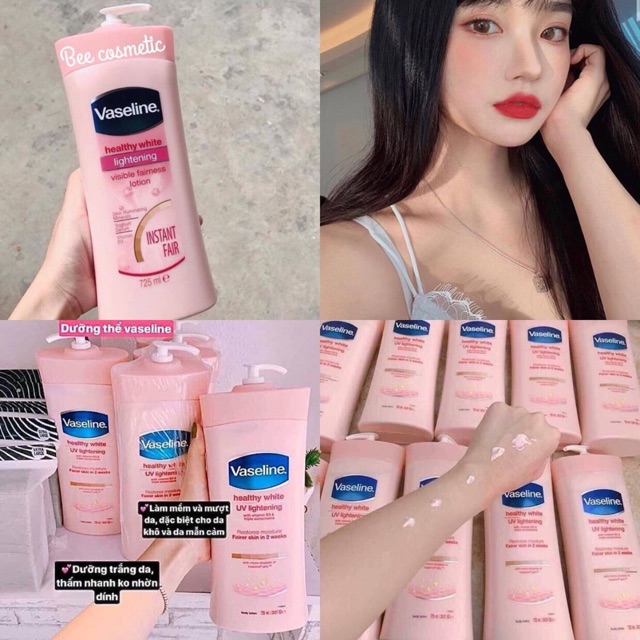 Dưỡng Thể Trắng Da Vaseline Thái Lan Chính Hãng