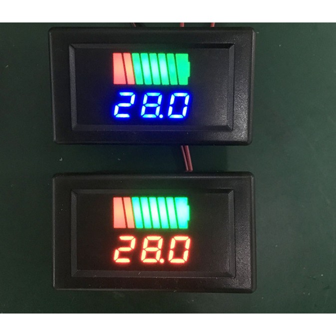 Đồng hồ Led đo dung lượng bình acquy 12v-60V