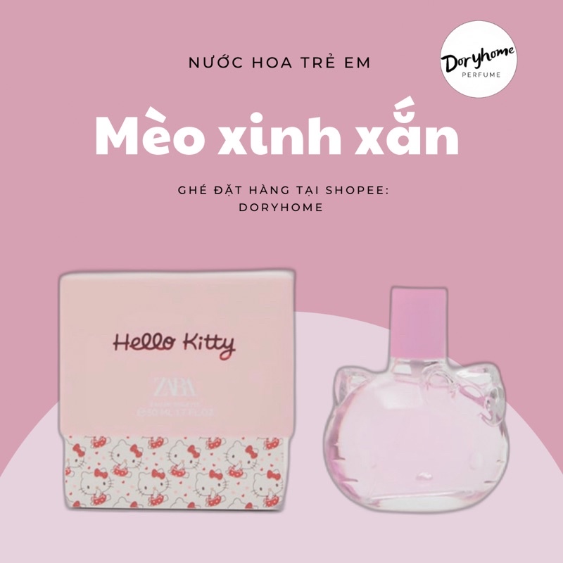 Nước hoa trẻ em Zara MÈO XINH XẮN