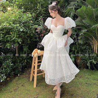 Bel ange - đầm công chúa bella đi tiệc màu trắng