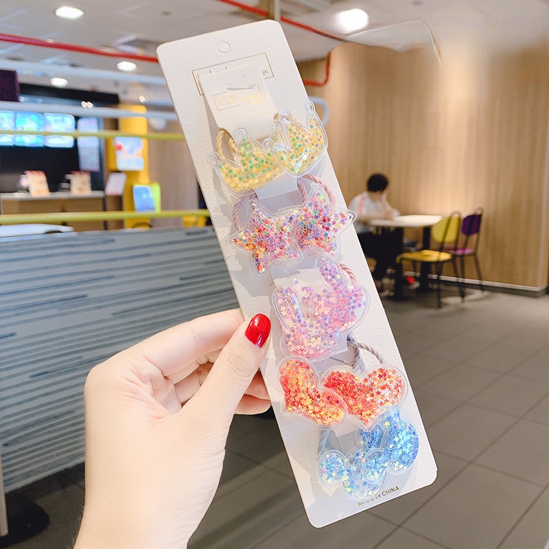 Dây Buộc Tóc Cao Su Nhỏ Dễ Thương Không Đau Cho Bé Gái