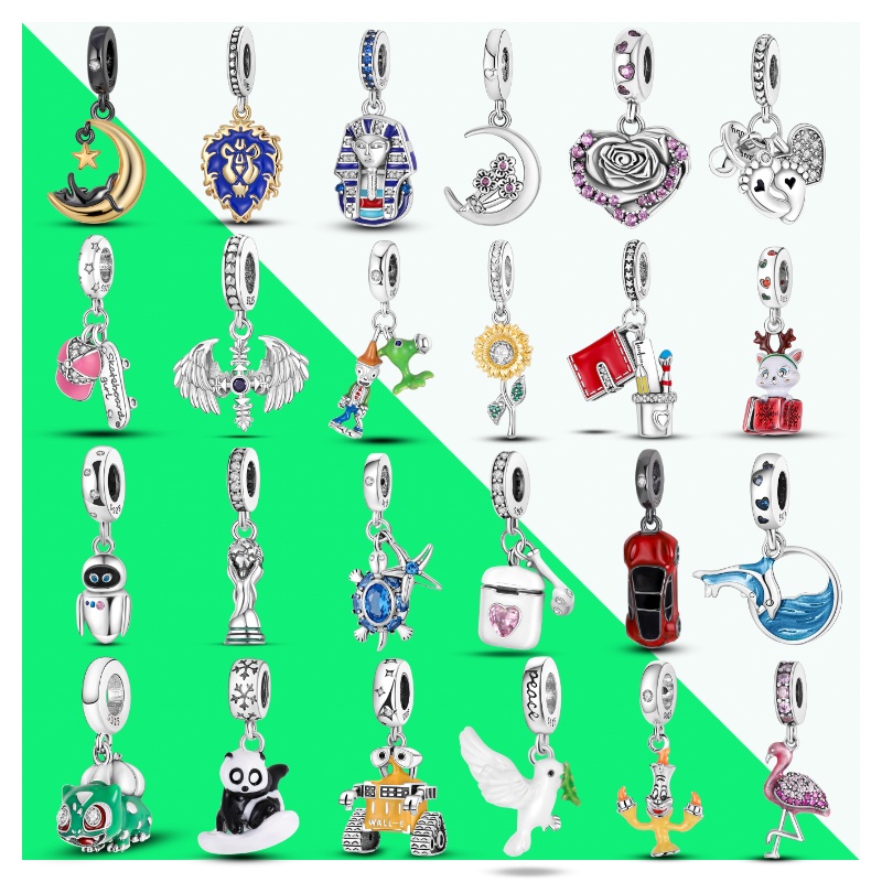 2022 New Pendant Hot Selling Wally Car Charm Fitting Pandora Bracelet Fashion Trendy Women's Jewelry Gifts