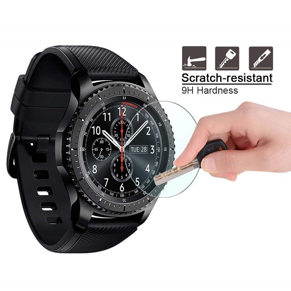 Kính Cường Lực 9h 2.5d Bảo Vệ Màn Hình Cho Samsung Gear S4 S3 S2 Classic Frontier