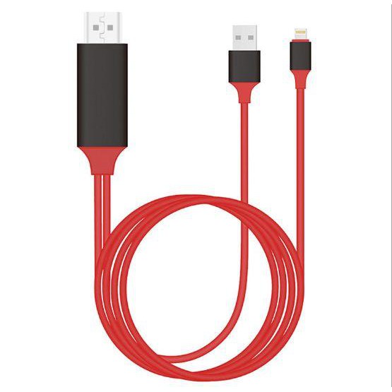 Cáp MHL Lightning to HDMI cho iPhone iPad (Red)