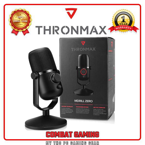 [Mã ELHACE giảm 4% đơn 300K] Micro Thu Âm THRONMAX MDRILL ZERO JET BLACK