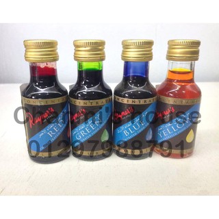 Màu rayner Anh 28ml xanh-đỏ-vàng-hồng-cam=nâu-đen