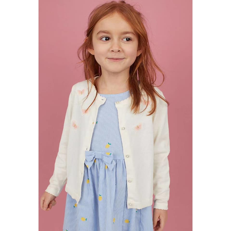 Áo khoác len H&M cho bé gái, hàng xuất dư